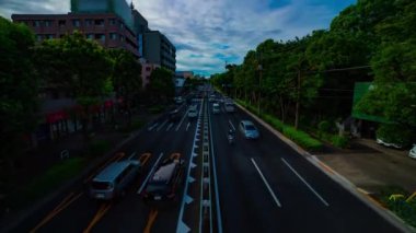 Tokyo 'da Kanpachi Bulvarı' ndaki otomobil sokağının zaman çizelgesi.