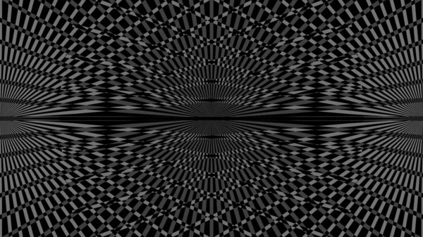 Ein monochromes geometrisches grafisches Muster — Stockfoto