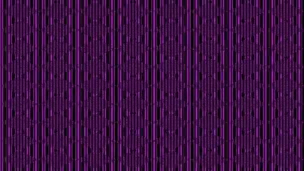 Um gráfico de movimento padrão geométrico roxo — Vídeo de Stock