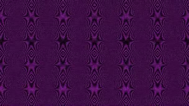 Фиолетовый геометрический рисунок — стоковое видео