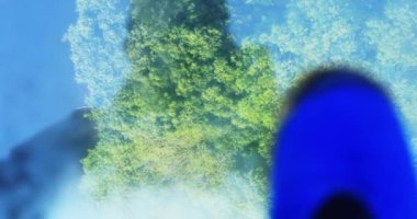 Ryujin büyük köprüsü Ibaraki 'de gündüz güneşli fotokopi alanı