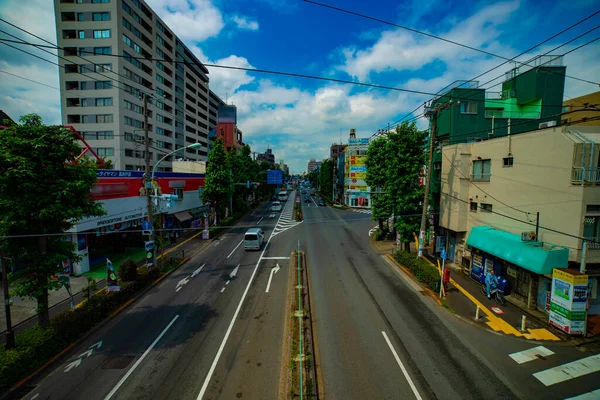 东京白天坎帕奇大街的商业街 — 图库照片