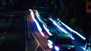 Tokyo 'daki OUME Bulvarı' ndaki şehir merkezinin zaman çizelgesi