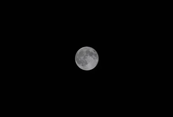 캄캄 한 밤의 보름달 — 스톡 사진