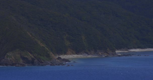 Manenzaki udde nära det blå havet i Amami oshima Kagoshima — Stockvideo
