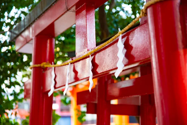 Великі Ворота Японському Традиційному Святині Район Синдзюку Токіо Японія 2019 — стокове фото