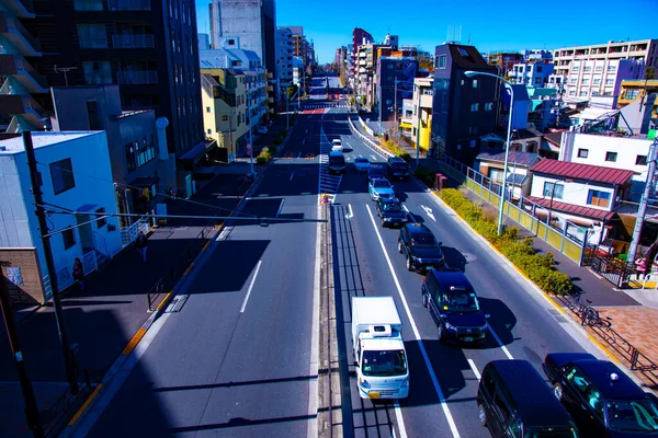 ダウンタウンの昼間の街の通り 渋谷区東京都 2019カメラ Canon Eos Mark4 — ストック写真