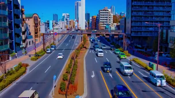 Timelapse Baixa Rua Zoom Cidade Elétrica Chiyoda Distrito Akihabara Tóquio — Vídeo de Stock