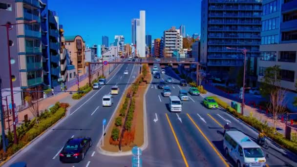 Timelapse Baixa Rua Zoom Cidade Elétrica Chiyoda Distrito Akihabara Tóquio — Vídeo de Stock