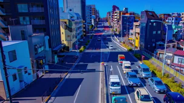Timelapse Rua Baixa Panning Cidade Elétrica Chiyoda Distrito Akihabara Tóquio — Vídeo de Stock