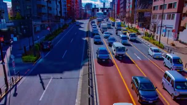 Şehir Merkezindeki Elektrik Kasabasının Zoom Unun Zaman Çizelgesi Chiyoda Bölgesi — Stok video