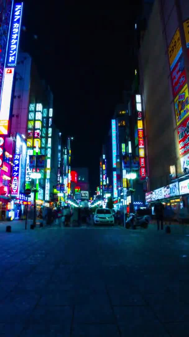 Shinjku Ward Kabuki Cho Tokyo Japan 2019 东京市中心的时间差 佳能Eos 5D标记4 — 图库视频影像