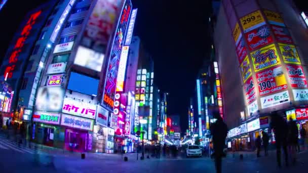 Shinjuku Ward Kabuki Cho Tokyo Japan 2019 Det Tid Förflutit — Stockvideo