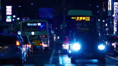 Gece zaman atlamalı Kyoto tower şehir arkasında. Kyoto-shi Kyoto Japonya - 11.29.2018: Bu s Kyoto şehir merkezinde. fotoğraf makinesi: Canon Eos 5d mark4