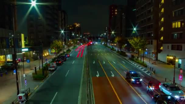 Caducidad Nocturna Cerca Del Cruce Estación Shibuya Ward Tokio Japón — Vídeos de Stock