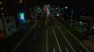 Gece zaman atlamalı geçiş istasyonu yakınındaki. Shibuya ward Tokyo Japonya - 12.03.2018