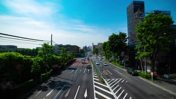 Sebuah Kemacetan Lalu Lintas Jalan Perkotaan Tokyo Rekaman Berkualitas Tinggi — Stok Video