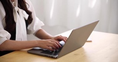 Tokyo Japan 06.19.2022. This working scene is acted by Japanese model in the office. High quality 4k footage