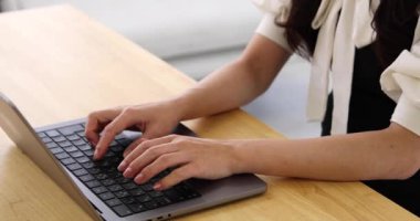 Tokyo Japan 06.19.2022. This working scene is acted by Japanese model in the office. High quality 4k footage