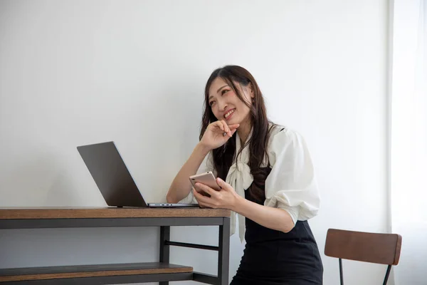 Tokyo Japan 06.19.2022. This working scene is acted by Japanese model in the office. High quality photography