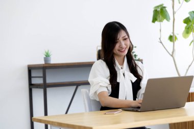 Tokyo Japan 06.19.2022. This working scene is acted by Japanese model in the office. High quality photography