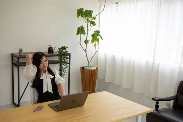 Tokyo Japan 06.19.2022. This working scene is acted by Japanese model in the office. High quality photography