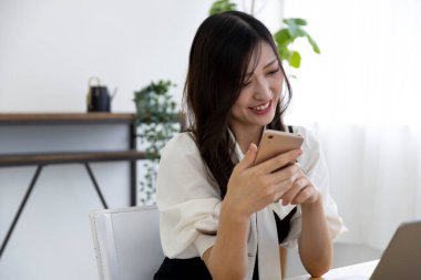 Tokyo Japan 06.19.2022. This working scene is acted by Japanese model in the office. High quality photography