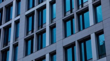 A timelapse of cloud reflecting the building in the business town long shot zoom. High quality 4k footage. Chiyoda district Koujimachi Tokyo Japan 07.28.2022 Here is a center of the city in Tokyo. 