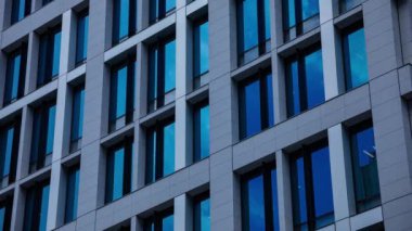 A timelapse of cloud reflecting the building in the business town long shot. High quality 4k footage. Chiyoda district Koujimachi Tokyo Japan 07.28.2022 Here is a center of the city in Tokyo. 