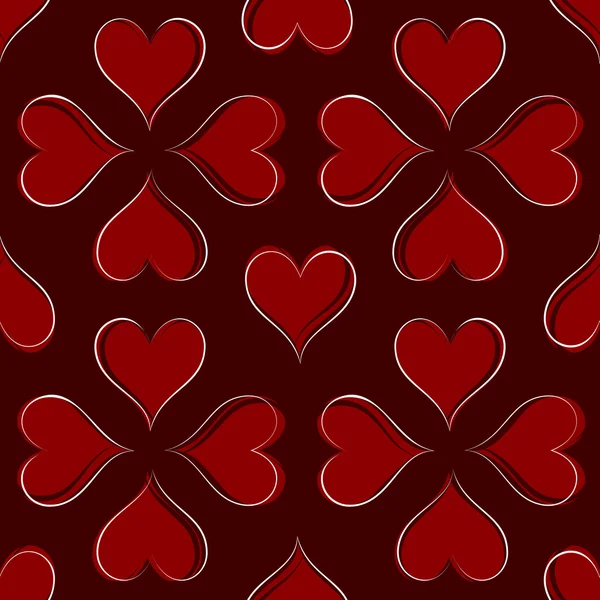 Hearts Pattern — Stock Vector