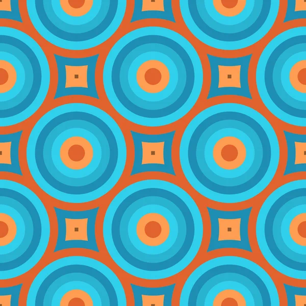 Retro Wallpaper Seamless Pattern — Stock Vector