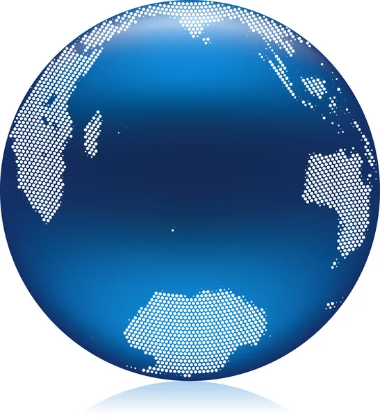 Blue Globe — Stock Vector