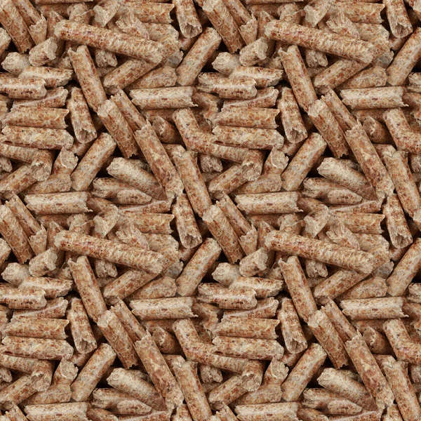 Wooden Pellets Seamless Background — Stock Photo, Image