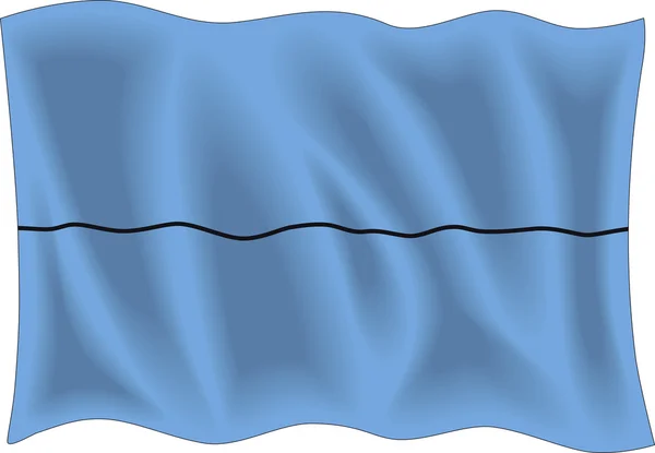 Σημαία της Μποτσουάνα — Διανυσματικό Αρχείο