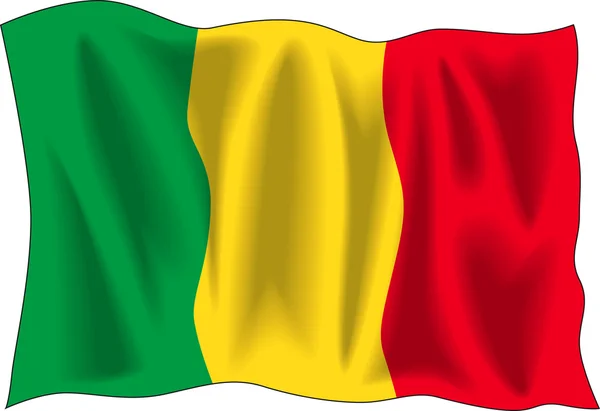 Malis flagga — Stock vektor