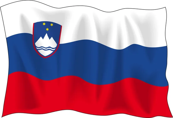 Bandera de Eslovenia — Archivo Imágenes Vectoriales