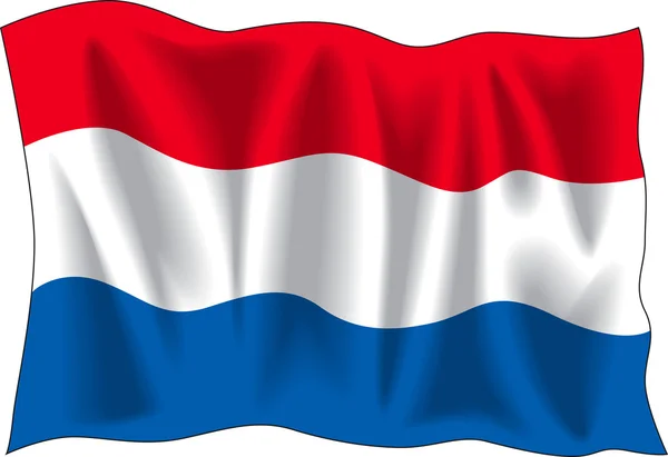 Bandera de Holanda — Vector de stock