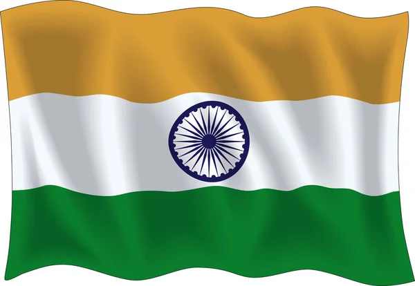 인도의 국기 — 스톡 벡터