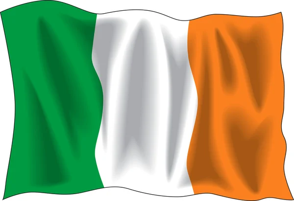 Irlande Drapeau — Image vectorielle