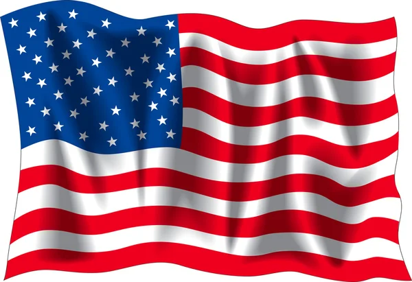 US-Flagge — Stockvektor