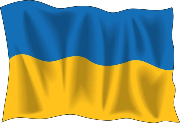 Ukraine flag — Stock Vector