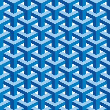 Dikişsiz escher desen