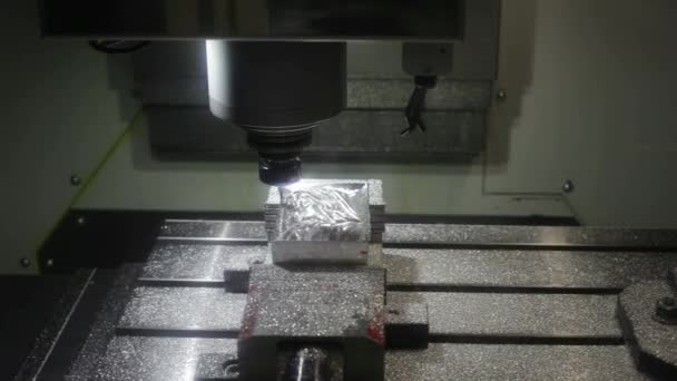 Metal Milling Machine — Stock Video