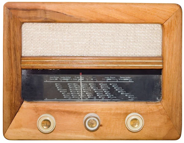 Vintage radio Cutout — Stock Photo, Image