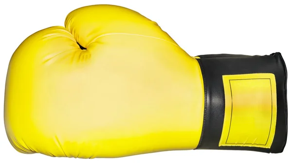 Boxerské rukavice výřez — Stock fotografie