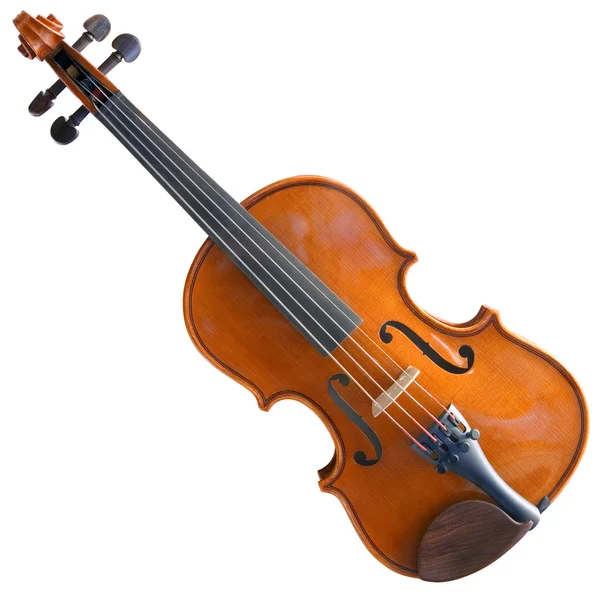 小提琴剪影 — 图库照片