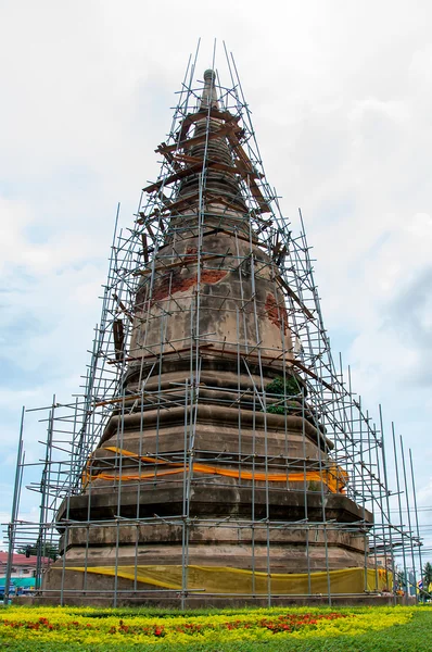 Under construction pagoda — Stock Photo, Image