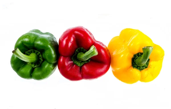 Bell pepper isolated on white background — Stock Photo, Image