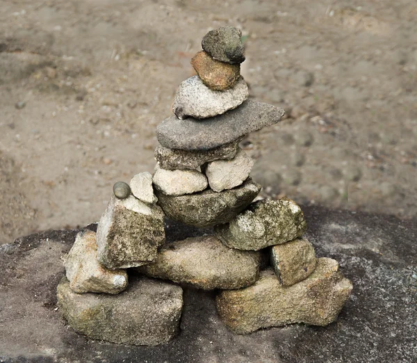 Staplade stenar av zen style — Stockfoto