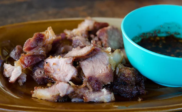 Gegrilltes Schweinefleisch thai style — Stockfoto